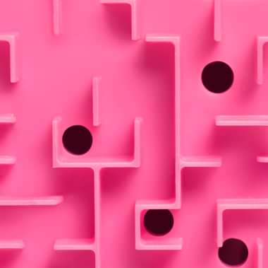 Pink Ball Maze