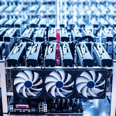 Bitcoin mining farm