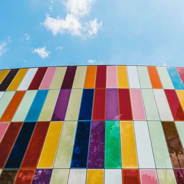 Multicoloured wall
