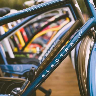 Rows of bikes