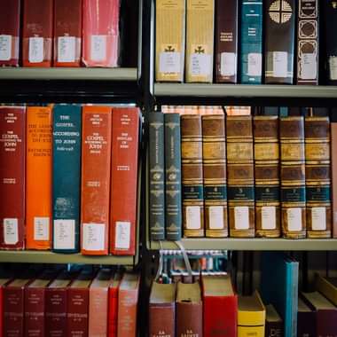 Rows of books 2