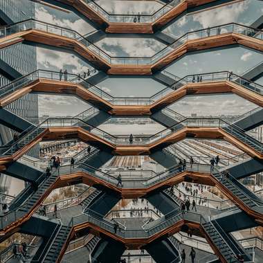 Rows of building windows